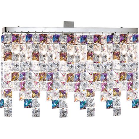 Kolarz PRISMA Plafonnier en cristal 3 lumières chrome (1/3)