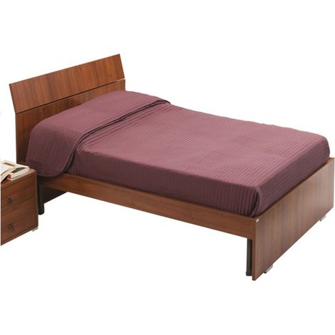 Doppelbett für Schlafzimmer in der Farbe Nussbaum antik cm 200x171xH 98