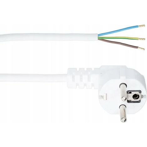 Cavo di collegamento con spina angolata 31.5 OMY ŻO 1.5M bianco - E+20-007