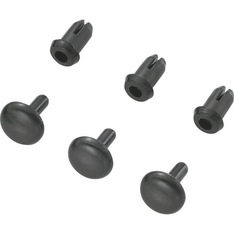TRU COMPONENTS TC-SRR-355K203 TC-10820808 Rivetto Ø foro 3 mm Nero 1000 pz.