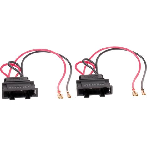 2 Adaptateurs haut-parleur Compatible avec Audi Seat Skoda VW