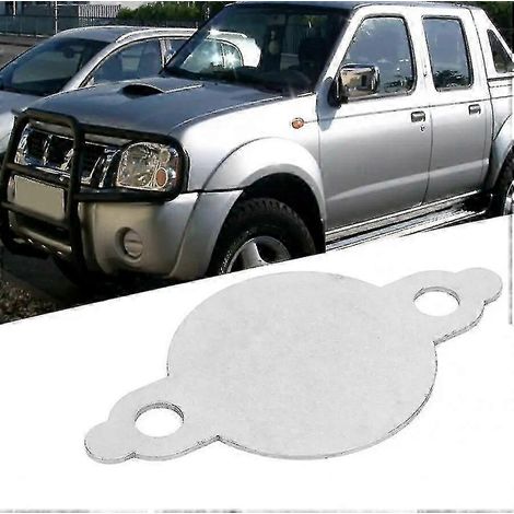 Plaque d'obturation de vanne EGR compatible avec Nissan Navara D40 YD25 Common Rail 2.5L Euro 4 (2006-2011) - Alliage d'aluminium  14409