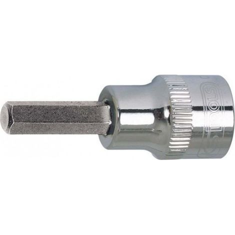 Douille Tournevis 1/4 Pouces 6 Pans 6 mm - Pour Clés Dynamométriques Et Manches Hexagonaux - Lot De 1