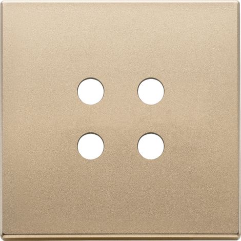 VIMAR - 22692.RN.88 Placca 2Mx4 Tondo oro satinato