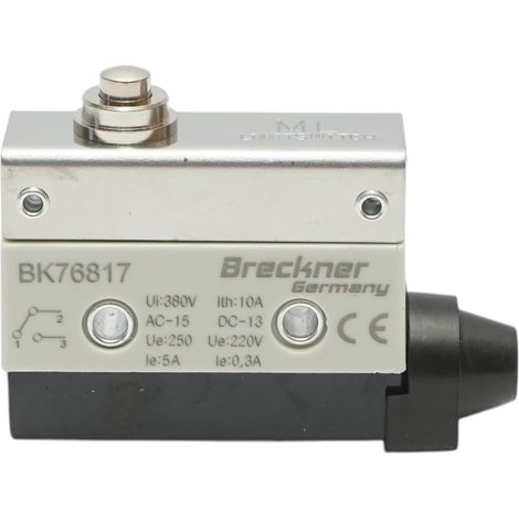 Finecorsa con pulsante a pressione breve 380V AC/250V DC Breckner Germany (1/5)