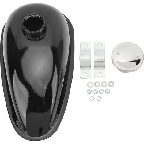 Ayayu 4L Motorised Bicycle Fuel Tank, 4 litres (1.05 gallons) Fuel Storage Tank Replacement for 49–88cc Electric Motorcycle and Bicycle Engines. (1/5)