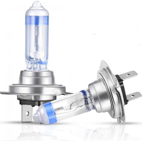 2X H7 Ampoules Xénon 12V 55W Super Brillant, Phares Voiture Ampoules Auto Moto Nouvelle Version Feux de Croisement Lampe Halogène Véhicule (1/5)