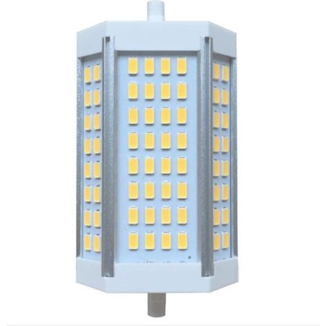 (Blanc Froid 6000K) Ampoule LED R7S 118mm à gradation 30W, Projecteurs de type J à double culot, 200W Halogène T3 Equivalent, 3000LM, Lampes murales/d (1/4)