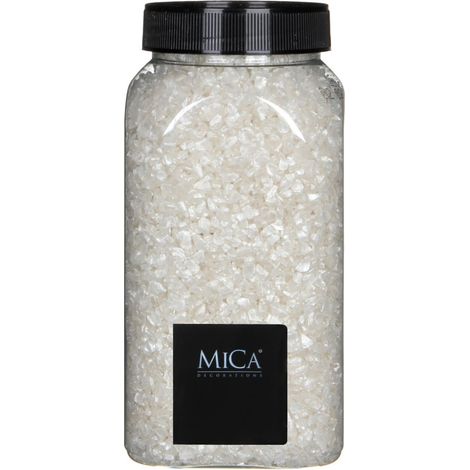 Mica Glasstein creme 2-4 mm 650 ml 1 kg Dekosteine & Dekosand (1/2)