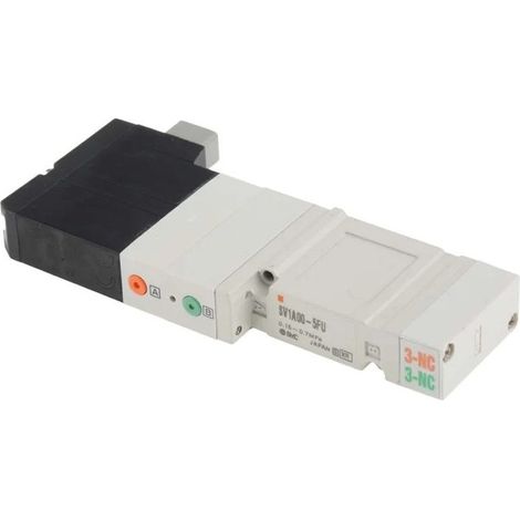 SMC SV1A00-5FU Pneumatic solenoid valve SMC SV1000 series function 4/3, Coil/Coil, 24V d.c.