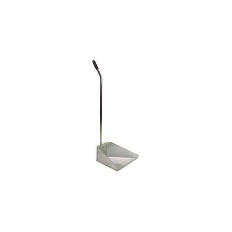PALETTA RACCOGLI IMMONDIZIA IN METALLO CON MANICO- - cm.35x25x76h. - 5 pezzi XTRA