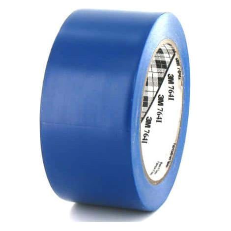 3M cinta adhesiva de vinilo 764 de 50 mm azul