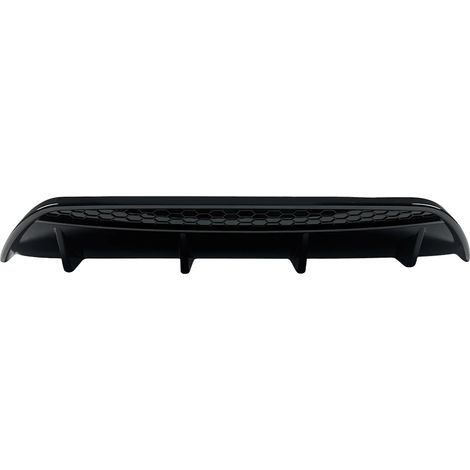 Diffuseur de pare-chocs arrière, plastique ABS durable, installation facile, Noir Brillant (1/2)