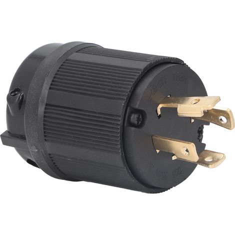 Adaptateur de contact en laiton L15‑30P, 4 trous, norme américaine, 30 A, 250 V, pour appareils électroménagers (1/5)