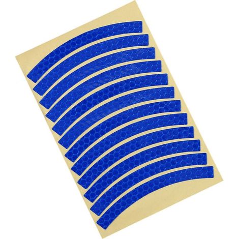 60 pieces of strip reflective strip of protection of wheel warning waterproof accessories of bicycle (1/5)
