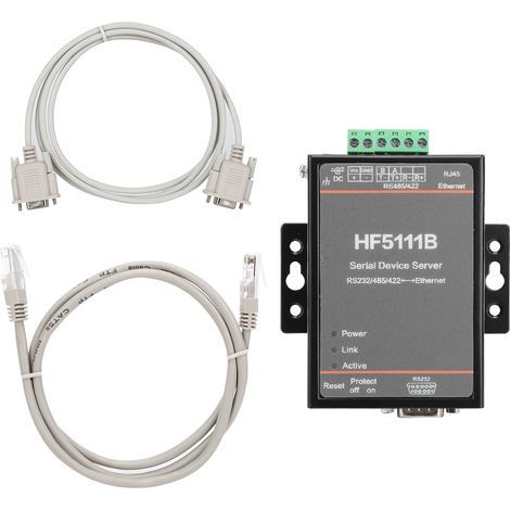 Serveur série HF-5111B 3-en-1 RJ45 RS232/RS485/RS422 vers Ethernet DTU (1/5)