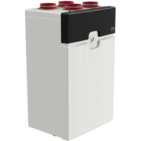 VMC double-flux DOMEO EVO très haut rend 90%,225 m3/h,cde radio+sondes QAI+hygro S&P 600104