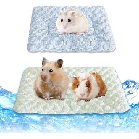 Stück Kühlmatten für Kaninchen, 32 x 21 cm Kühlmatte, Kühlplatte für Kaninchen und Hamster, Sommer-Kühlmatte (Blau, Grün) (1/5)