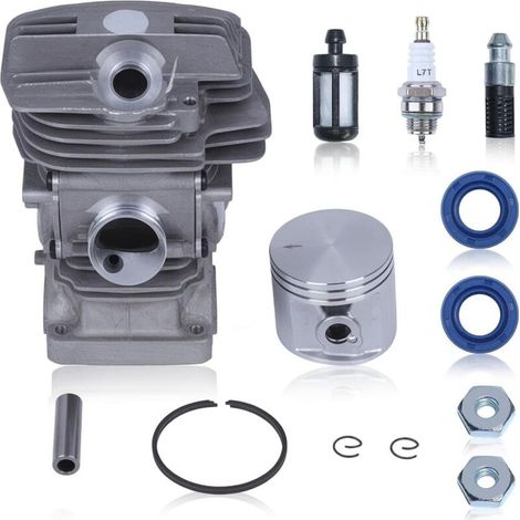 Ensemble de cylindre avec piston 47mm compatible pour tronçonneuse Stihl MS291 11410201206, pièce de rechange de qualité professionnelle-x
