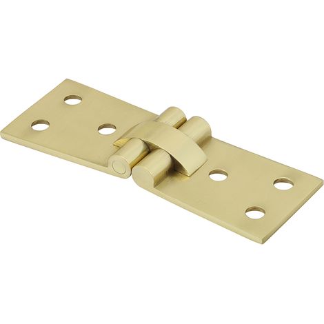 TIMCO Counter Flap Brass Hinges Polished Brass - 100 x 40