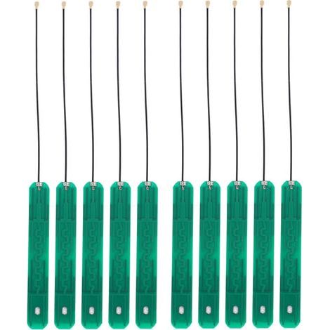 10 Pièces Antenne WiFi Interne Haute Gain Dual Band 2.4G/5.8G pour Routeur PCB001 (1/5)