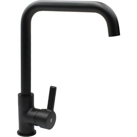 KALLA monomando fregadero vert. momo negro mate , Monomando para fregadero modelo MOMO Källa Combina diseño moderno y funcionalidad ideales para cocinas contemporáneas Su a (1/4)