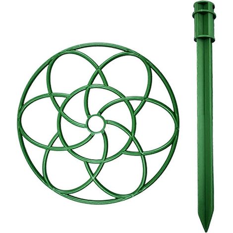Hier ist ein Produkttitel auf Französisch, SEO-optimiert und unter Einhaltung der 190-Zeichen-Grenze: Lutscherförmige Sonnenblumenstütze, 23 cm Durchmesser, Pflanzenstütze für Kletterpflanzen, Gartens