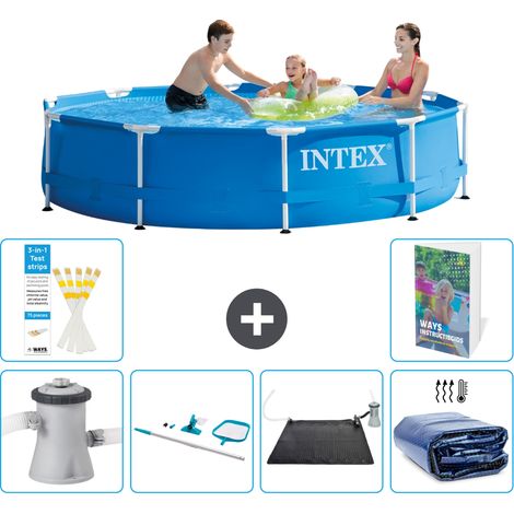 Frame Pool Rund - 305x76 cm - 7-teilig S235