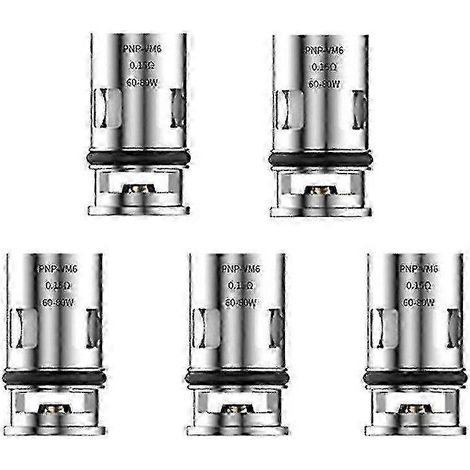 Résistances de remplacement VM6 0,15 ohm PNP (25-26 résistances), compatibles avec les atomiseurs Drag X/Drag Max/Argus/Argus X/Argus GT, lot de 5 (1/5)
