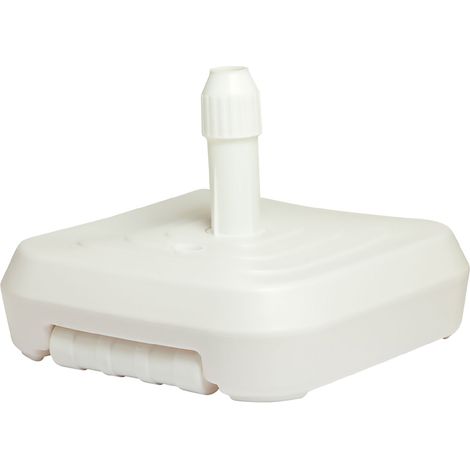 BASE PLASTICA PER OMBRELLONE CON RUOTE 60 x 60 - capacitÃE 50 lt.