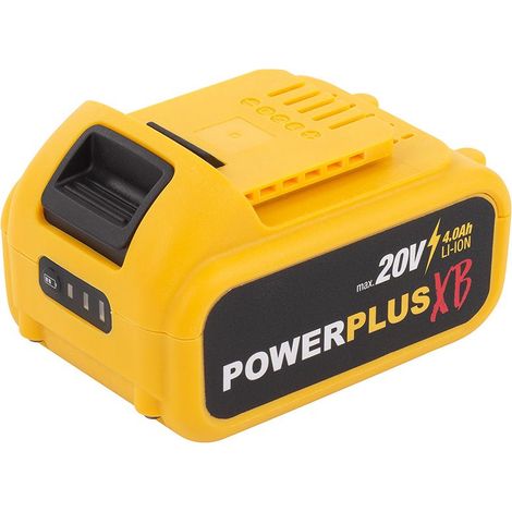 Powerplus Batterie POWXB90050 - 20V 4.0Ah - Capacité de 4000mAh - batterie rechargeable