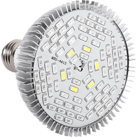 E27 LED Grow Light Vollspektrum Pflanzenlampe 78 LEDs 50W Gartenbeleuchtung (1/5)