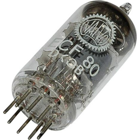 BTB Vertrieb ECF 80 = 6 BL 8 Valvola termoionica Triodo pentodo 100 V, 170 V 14 mA, 10 mA Numero Poli (num): 9 Attacco: