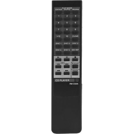 Ersatzfernbedienung RM D335, kompatibel mit den CD-Playern CDP C345M, CDP C345, CDP C245, CDP C741, CDP C365 und CDP C265 (1/5)