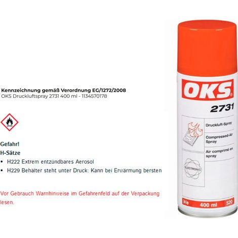 OKS  Spray  de  aire  comprimido  2731  400  ml  -  1134570178 (1/5)