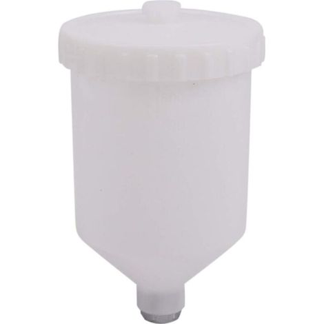 Blanc 600ML Remplacement De La Casserole Du Godet Du Pistolet PulvÉRisateur De Peinture Par GravitÉ Pour. (1/5)