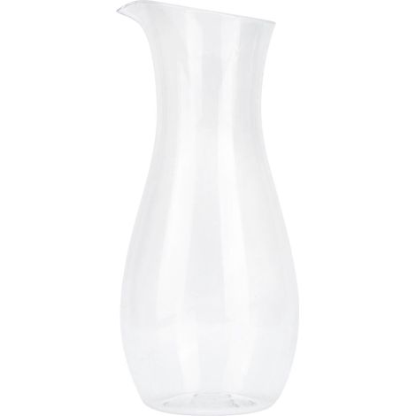 Bouteille en acrylique transparent pour jus, eau, vin et boissons, carafe pichet avec couvercle, 1L, idéale bar et maison (1/5)