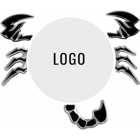 Adesivo Decorativo Logo Fun Scorpione (1/3)