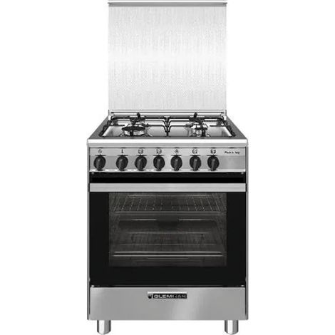 Cocina Glem Gas sa66ix 4 quemadores horno ventilado 67L