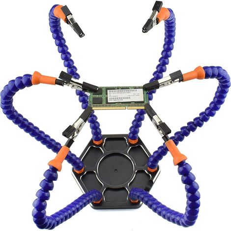 Outil de serrage trois bras pour le soudage de circuits imprims (1/5)