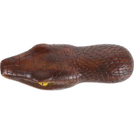 Leurre De Serpent Flottant pour Piscine, Fausse Statue Flottante, Jouet, Figurines d'animaux De Jardin, Décorations D'étang d'eau pour Étang, Cour Extérieure, Marron (1/5)