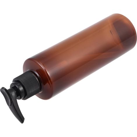 Piece Brown Plastic Pump Dispenser Bottles for Gel and Soap (1/5)