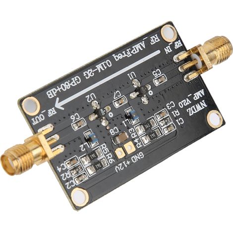 LNA 0,1M‐2G HF-Breitbandverstärker 60dB Hochverstärkung Rauscharmes Verstärkungsmodul Netzteile (1/5)
