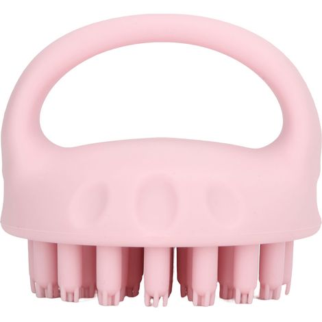 Brosse de massage du cuir chevelu en silicone souple et élastique pour bébé, gant de toilette qui raffermit la peau, peigne de lavage des cheveux (1/5)