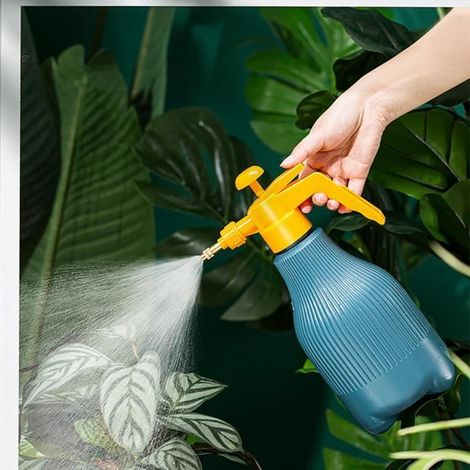 1 x Flacon pulvérisateur, Buse pivotante en cuivre, Atomisation fine 0,3 mm, Capacité 1500 ml, Jardinage