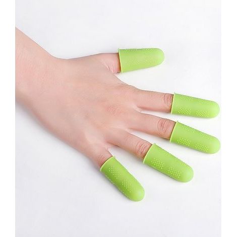 Set Silicone Doigt Protecteur Couverture Résistant Aux Coupes Résistant À La Chaleur Couverture De Doigt Excellent Outil De Cuisine De Cuisine