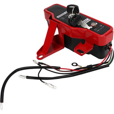Tableau de commande à clé pour moteur essence GX160, boîtier contacteur 2-3KW, panneau fer extérieur (1/5)
