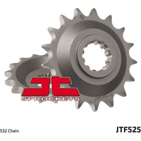 Pi帽贸n delantero JT F525-17, 17 dientes, tama帽o 532 (1/2)