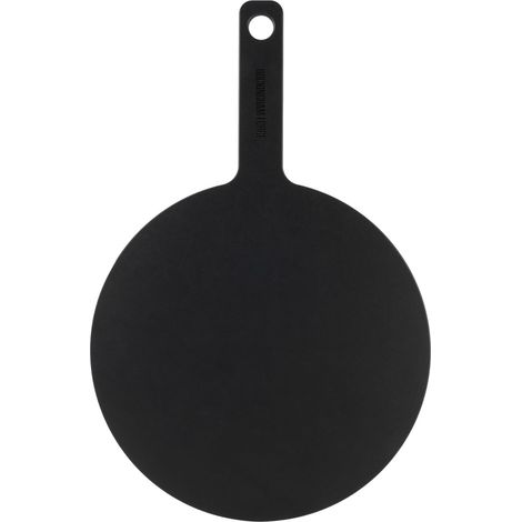 Planche à pizza en fibre de bois noire, D. 24 cm pour pizza 9 pouces, Planche à découper ronde (1/5)
