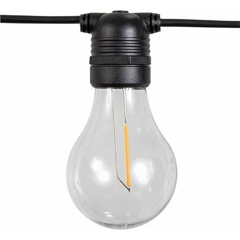 Guirnalda de Luces LED New Garden Allegra Negro 8 m E27 10 350 lm (1/5)